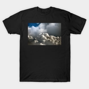 Clouds 10 In Black and White T-Shirt